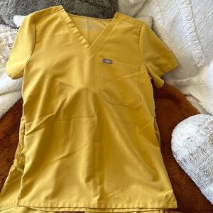 FIGS yellow scrubs
